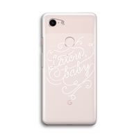 Laters, baby: Google Pixel 3 Transparant Hoesje