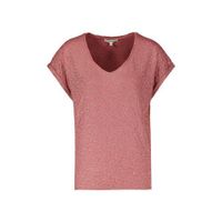 Garcia T-shirt met panterprint en glitters oudroze - thumbnail