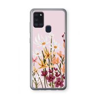 Painted wildflowers: Samsung Galaxy A21s Transparant Hoesje