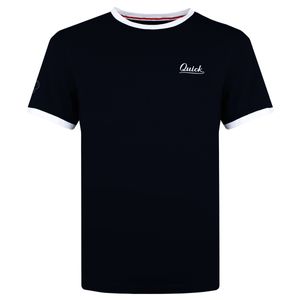 Heren T-shirt Captain | Donkerblauw/Wit