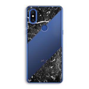 Zwart marmer: Xiaomi Mi Mix 3 Transparant Hoesje