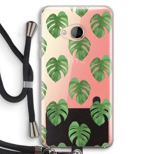 Monstera leaves: HTC U Play Transparant Hoesje met koord