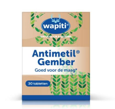Wapiti Antimetil Gember 30Tabletten