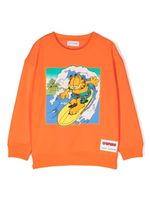 Marc Jacobs Kids sweat imprimé à col rond - Orange