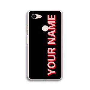 Namecase: Google Pixel 3 XL Transparant Hoesje