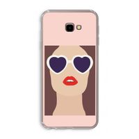 Red lips: Samsung Galaxy J4 Plus Transparant Hoesje