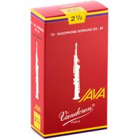 Vandoren SR3025R Java rieten voor sopraansaxofoon 2.5, 10 stuks
