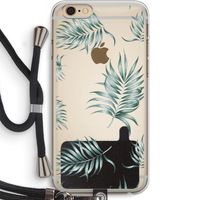 Simple leaves: iPhone 6 PLUS / 6S PLUS Transparant Hoesje met koord