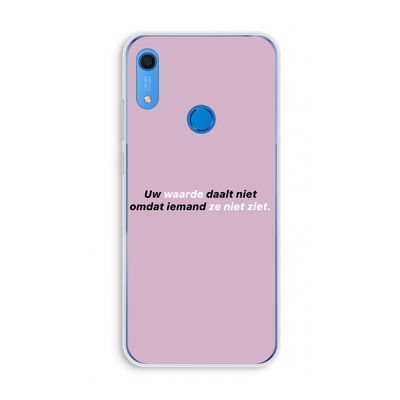 uw waarde daalt niet: Huawei Y6s Transparant Hoesje