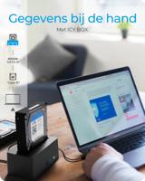 ICY BOX IB-1121-U3 USB 3.2 Gen 1 (3.1 Gen 1) Type-A Zwart - thumbnail