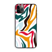 Colored Zebra: iPhone 11 Pro Max Biologisch afbreekbaar hoesje