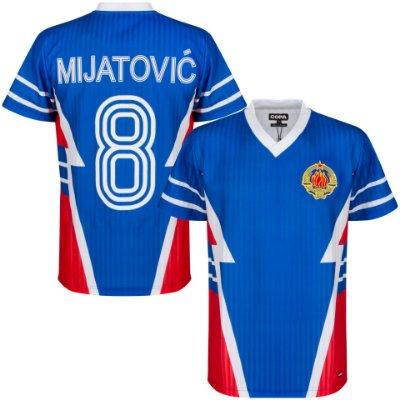 Joegoslavië Retro Voetbalshirt 1990 + Mijatović 8