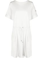 Moncler drawstring-waist T-shirt dress - Blanc