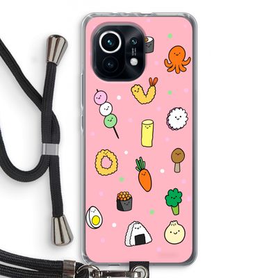 Happy bento friends: Xiaomi Mi 11 Transparant Hoesje met koord
