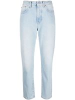 Off-White jean slim à coupe courte - Bleu - thumbnail