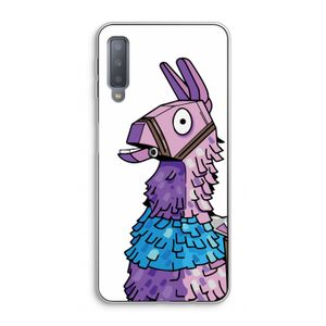 Lama: Samsung Galaxy A7 (2018) Transparant Hoesje