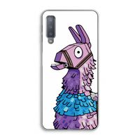 Lama: Samsung Galaxy A7 (2018) Transparant Hoesje