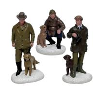 Hunters with Dogs Polyresin 8cm 3 stuks Santaville - Santaville Hunters with Dogs Polyresin 8cm 3 stuks Santaville - Santaville