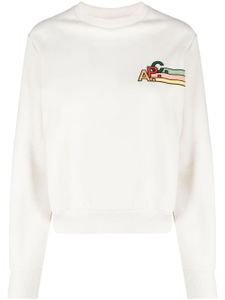 A.P.C. sweat en coton à logo brodé - Tons neutres