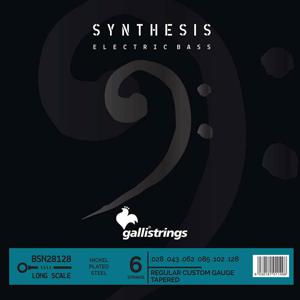 Galli Strings Synthesis BSN28128 .028 - .128 snarenset voor 6-snarige elektrische basgitaar