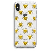 Leeuwenkoppen: iPhone XS Max Transparant Hoesje
