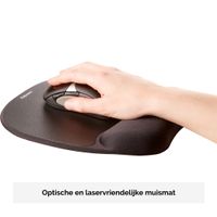 Muismat met polssteun Fellowes Memoryfoam zwart - thumbnail