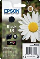 Epson inktcartridge 18, 175 pagina&apos;s, OEM C13T18014012, zwart