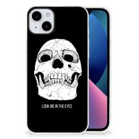 Silicone Back Case iPhone 15 Plus Skull Eyes - thumbnail