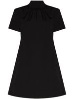 STAUD robe Ilana courte à détail de nœud - Noir