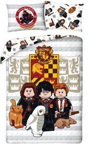 Lego Dekbedovertrek Harry Potter 140 x 200 cm - Katoen - 70 x 90 cm