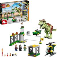 Jurassic World - T. rex dinosaurus ontsnapping Constructiespeelgoed