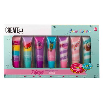 Create It! candy explosion lipgloss swirl