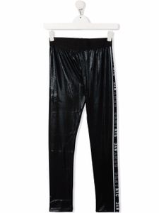 Dkny Kids legging à bande logo - Noir