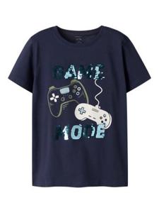 Name it zomer korte mouw t-shirt jongens - blauw - regular fit - NkmKurth