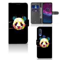 Motorola One Action Leuk Hoesje Panda Color