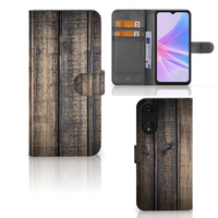 OPPO A78 5G | A58 5G Book Style Case Steigerhout - thumbnail