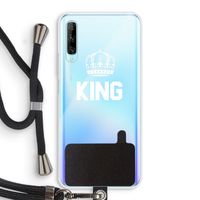 King zwart: Huawei P Smart Pro Transparant Hoesje met koord