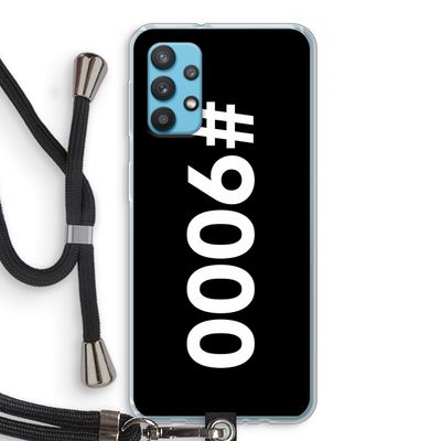 #9000: Samsung Galaxy A32 4G Transparant Hoesje met koord