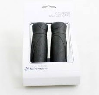 Herrmans cut 93 zwart 120/120mm (paar) - fiets handvat