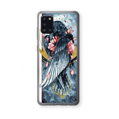 Golden Raven: Samsung Galaxy A31 Transparant Hoesje