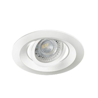 Ronde Armatuur Wit 50 mm - Colie - Kantelbaar