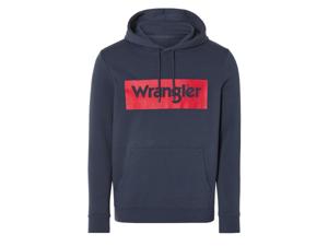 Wrangler Heren hoodie (Marineblauw, M)
