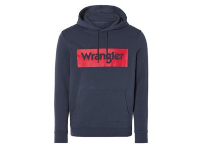 Wrangler Heren hoodie (Marineblauw, XL)