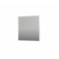 Spiegel INK SP19 80x4x80 cm incl. direct LED-Verlichting Rondom en Spiegelverwarming Mat Wit