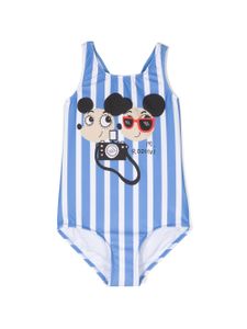 Mini Rodini maillot de bain à imprimé graphique - Bleu