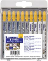 Promat/Tecwerk Decoupeerzaag-assortiment | 10-delig voor hout - 4000814678