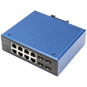 Digitus DN-651152 netwerk-switch Unmanaged Gigabit Ethernet (10/100/1000) Zwart, Blauw