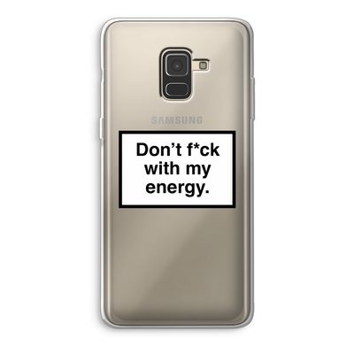 My energy: Samsung Galaxy A8 (2018) Transparant Hoesje