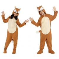 Carnaval verkleedkleding dierenpak Vos - kinderen - outfit - onesie - vossenpak