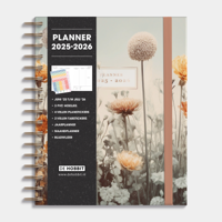 A5+ Planner 2025 - 2026 Veldbloemen
